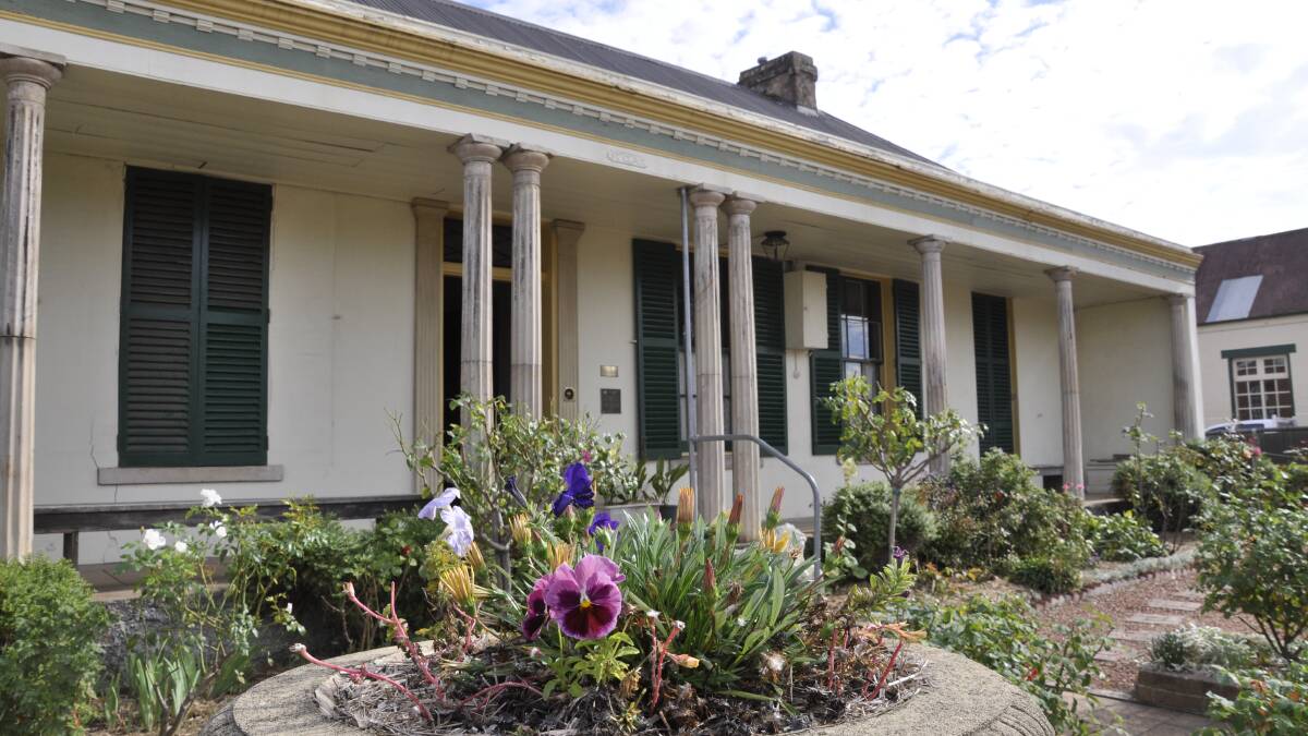 OUR HERITAGE: A conservation management plan will be prepared for St Clair to dictate the scale of future work needed. The 1843 Sloane St building is home to the Goulburn and District Historical Society.