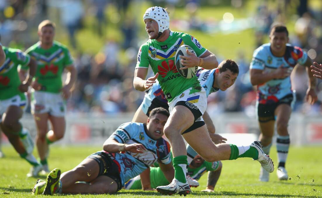 LEADERSHIP
MATERIAL: Ben
Ikin believes
Jarrod Croker
should be the
next captain of
the Canberra
Raiders. Photo:
Mark Kolbe/Getty
Images.