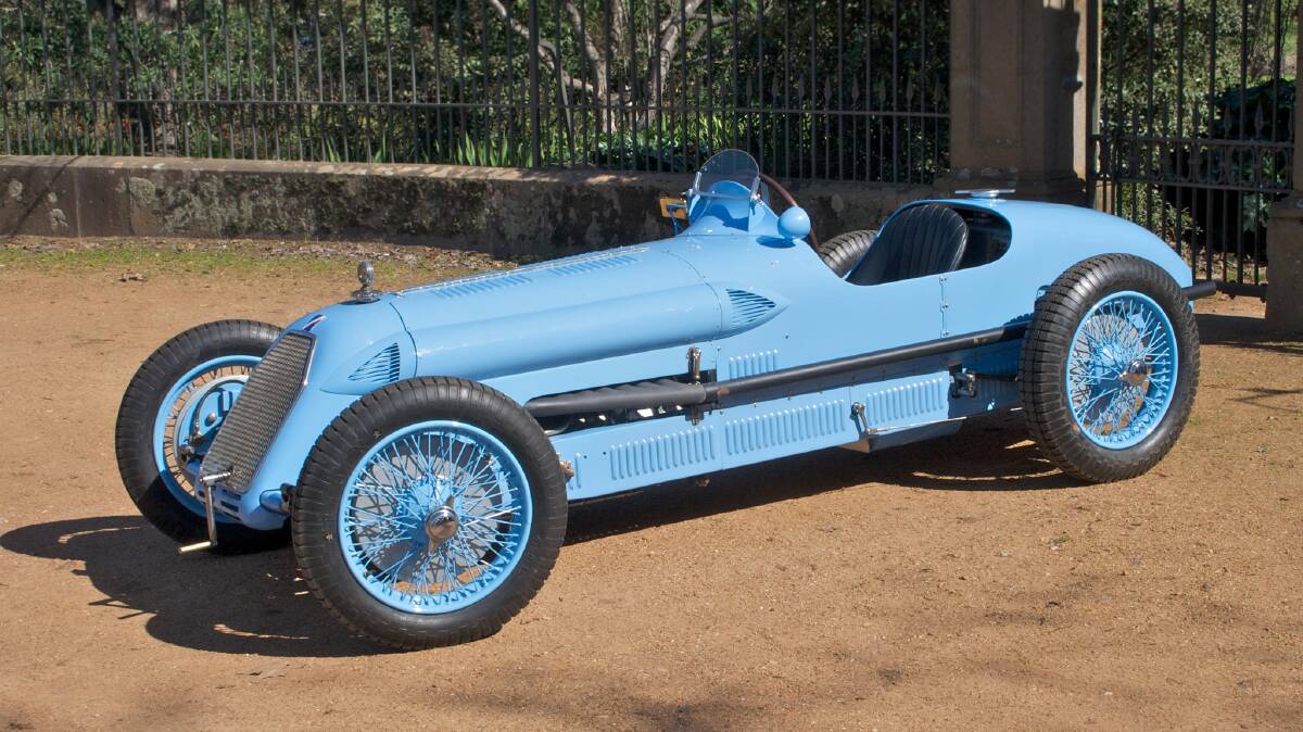 VINTAGE: A restored 1926 Talbot-Darracq will be one of the
vintage race cars that will take to Wakefield Park this weekend. Photo: supplied.
