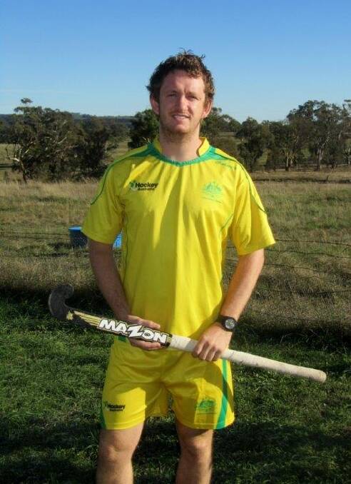 FOR AUSTRALIA: Malcolm Beer resides in Canberra now, but is a Goulburn boy through and through. He is set to
compete at the Indoor Hockey World Cup in Leipzig, Germany come February 4-8. Photo: Supplied