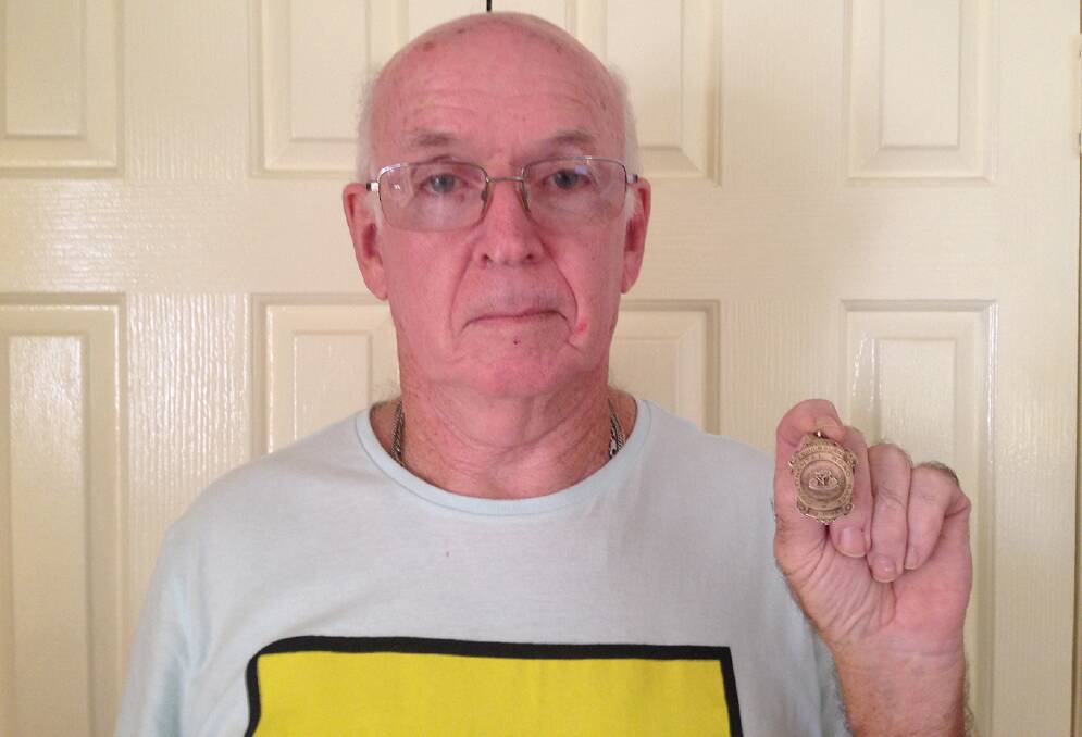 Bruce
Fuller wants to return the medal to the family of it’s
rightful owner.
