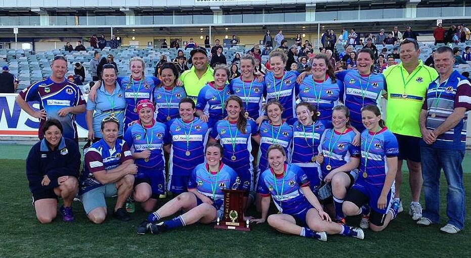 The girls rugby league under dog story had a fairy tale ending when they beat the Gungahlin Bulls in the grand-final 12-8 in their maiden season. Photo: supplied