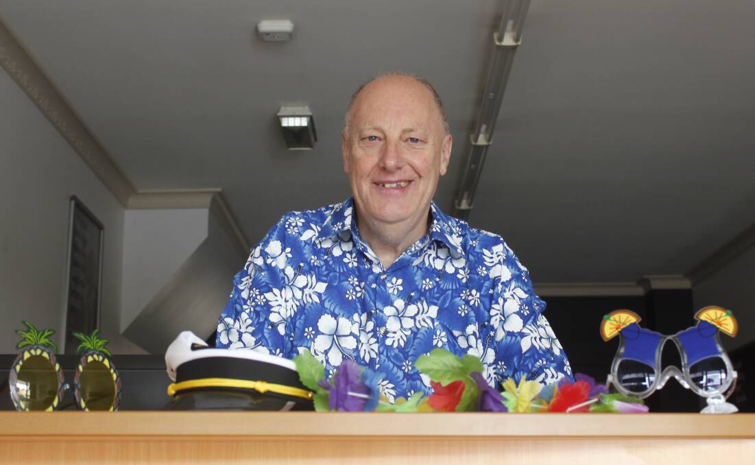 AYE AYE: Jeff Norman is gearing up for the upcoming Trivia Cruise Night in support of Relay for Life and the Cancer Council. Photo: Elspeth Kernebone.