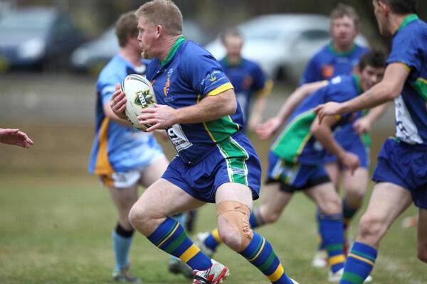 • WARHORSE: Graham Clack led the hit-up count for the Highlanders. Photos: RS Williams.