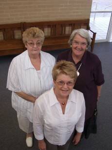 WOMEN'S DAY: Goulburn Mulwaree councillors Margaret O'Neill, Susan Harris (front) and Maureen Eddy are rare in local government.
