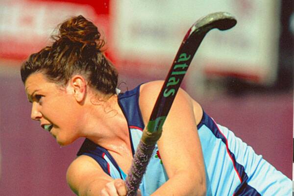 Kellie White playing for NSW.