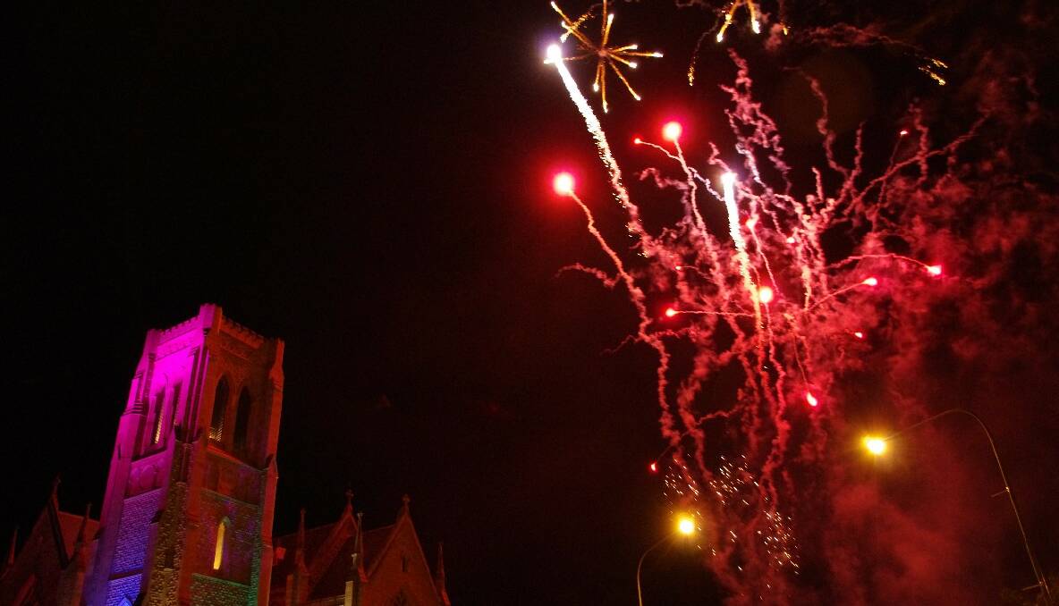 Goulburn Birthday Fireworks. Photos DARRYL FERNANCE.
