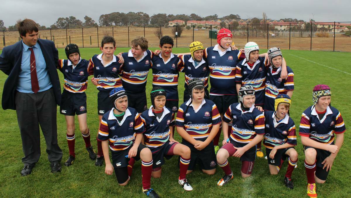 A defeated Trinity U13’s and coach Tom Andreatta were not discouraged by the loss. 