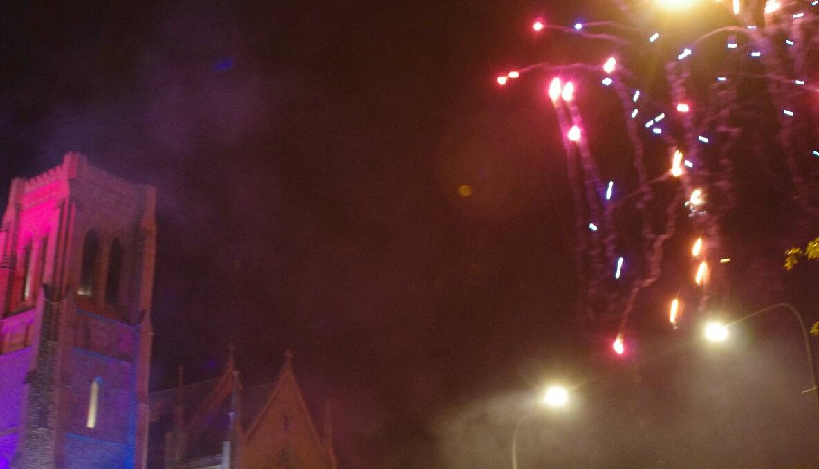Goulburn Birthday Fireworks. Photos DARRYL FERNANCE.