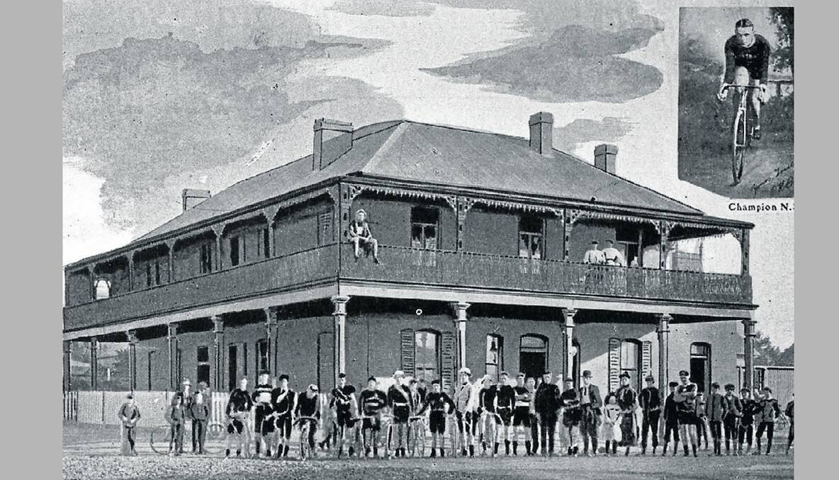 The Great Southern Hotel, more recently known as Tattersall’s, stands on the north-west corner of Auburn and Clinton Streets. It was originally built as William Bradley’s town house in the late 1830’s or early ‘40’s. Courtesy of the Goulburn and District Historical Society. 