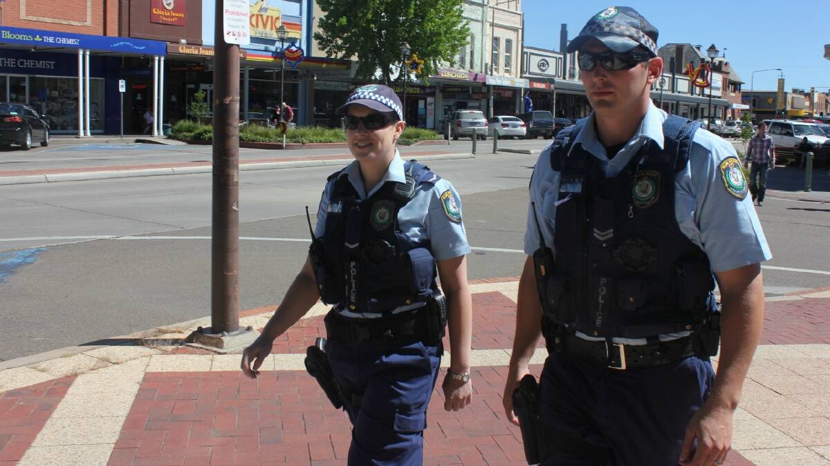  ON THE BEAT: Constable Cassandra Brown and Senior Constable Kane Jackson will be among the additional police officers patrolling our city’s licensed venues this weekend as part of Operation Unite an international blitz on alcohol fuelled violence.