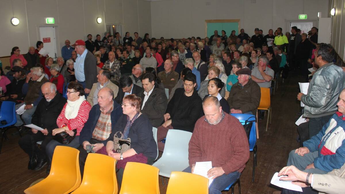 Marulan Hall was filled to capacity on Thursday night.