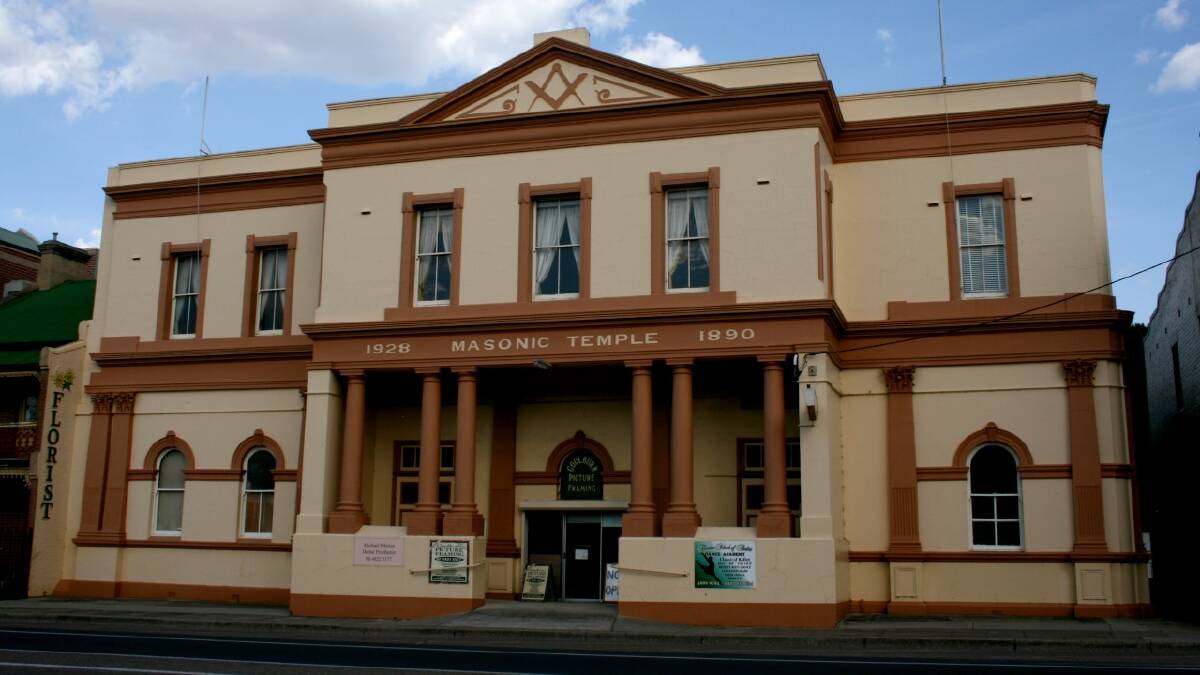   FRESHEN UP: Goulburn’s grand Masonic Temple in Bourke St will receive a $5000 Council heritage grant to help paint the building at a total cost of $30,000.