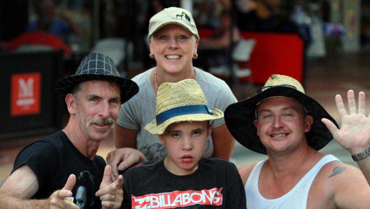 There was dancing in the street, beer and of course, live gigs at the Tamworth Country Music Festival yesterday. Photo: Robert Chappel/The Northern Daily Leader