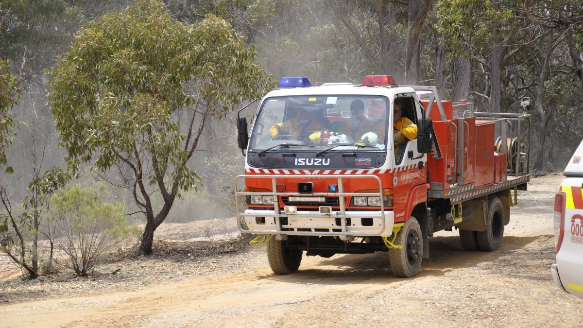 The Grabben Gullen fire brigade were called to the scene this morning. Photo: File