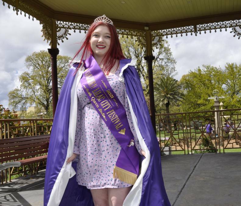 EXCITED: Goulburn's Brittany Bryant was thrilled to be announced as this year's Lilac City Festival Queen, continuing a family tradition. Her grandmother, Dianna Bryant won the same honour 50 years ago to the day. Photos: Louise Thrower.