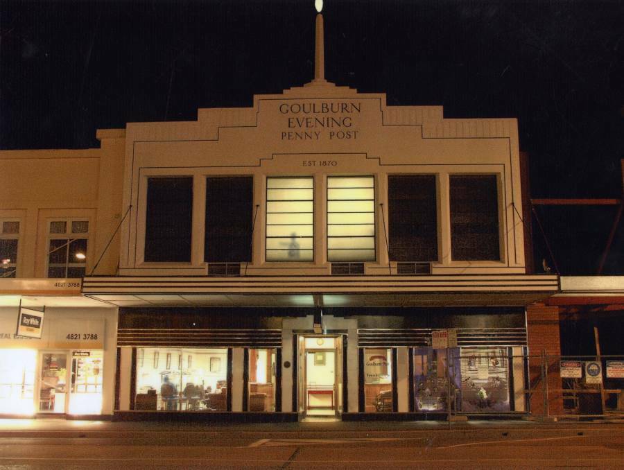 The old Goulburn Post building has a history stretching back 150 years. Photo: Darryl Fernance.