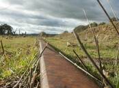The Crookwell railway line just north of Norwood Rd near the Middle Arm Rd. Photo: Darryl Fernance.
