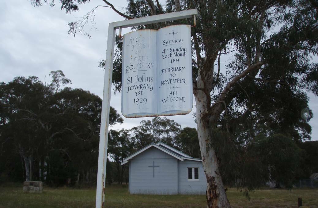 St. John's church in Towrang, just outside Goulburn, is set to be put up for sale. Photo: file