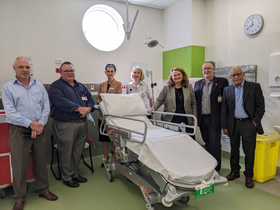 One of the new beds inside the emergency departmen at Crookwell Hospitalk. Picture: supplied