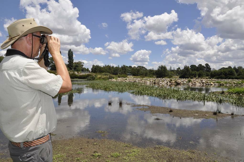  Frank Antram has been a bird watcher all his life. Photo: Louise Thrower.