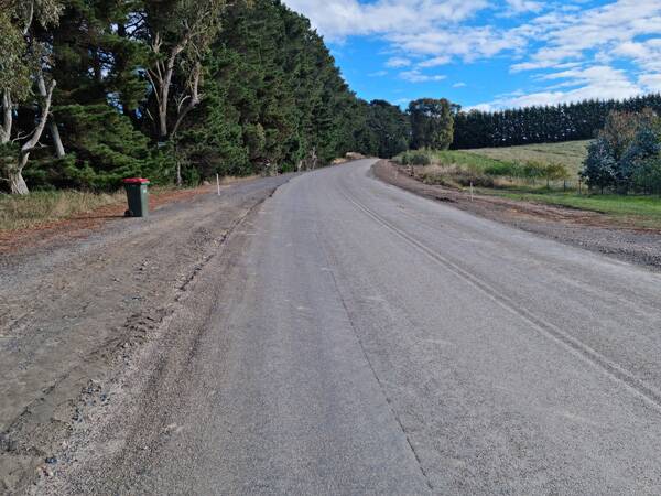 Rehabilitation work has officially begun on the last two-kilometre section of Laggan Road outside Crookwell. Photo: supplied (Upper Lachlan Shire Council)