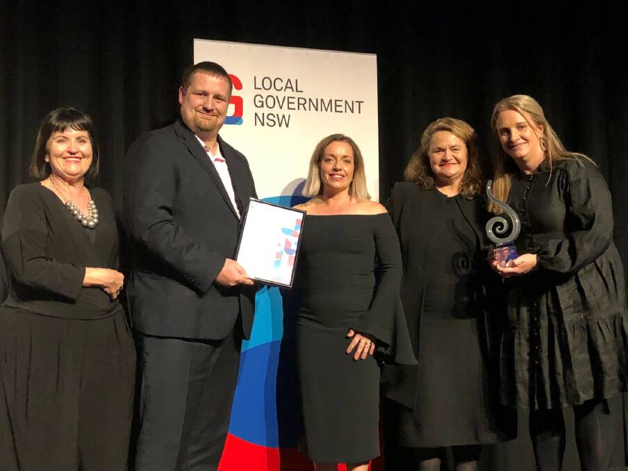 Goulburn Mulwaree took home the RH Dougherty Award for Innovation in Special Events after hosting the 2022 NSW Youth Council Conference. Photo: supplied