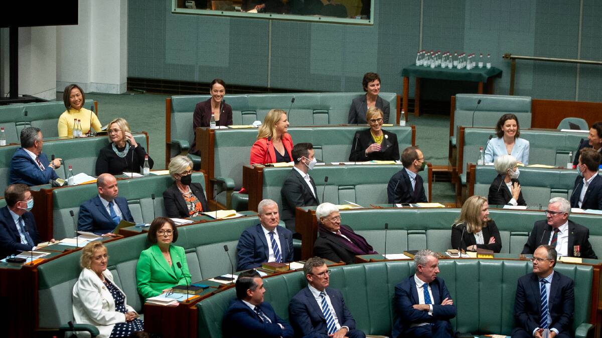 The crossbench is spilling into opposition territory. Picture: Elesa Kurtz