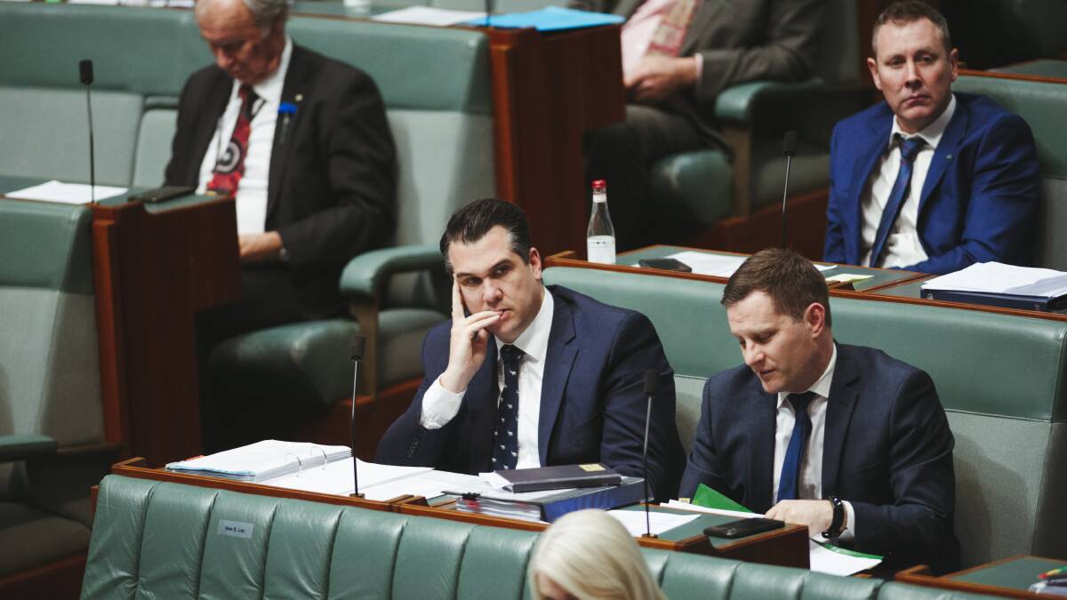 Housing Minister Michael Sukkar insists the government is "delivering across the housing spectrum". Picture: Dion Georgopoulos