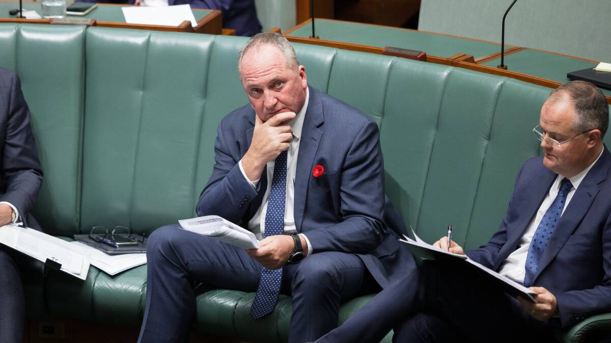 Barnaby Joyce is expected to fly to Taiwan with other federal MPs. Picture by Sitthixay Ditthavong