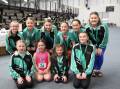 Young members of the Goulburn Physie Club at the Veolia Arena. Photo: Sophie Bennett.