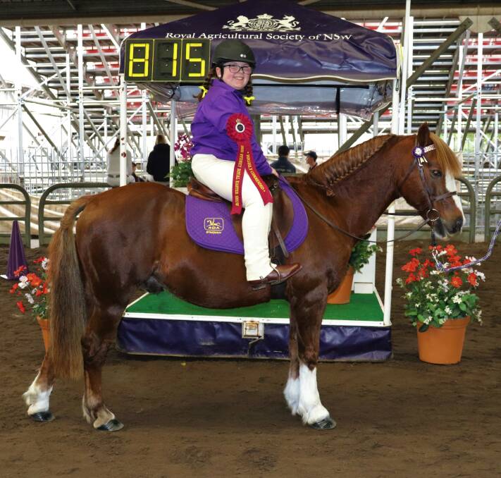 Kaitlyn Robinson and horse Robbi Sox. Photo: Supplied. 