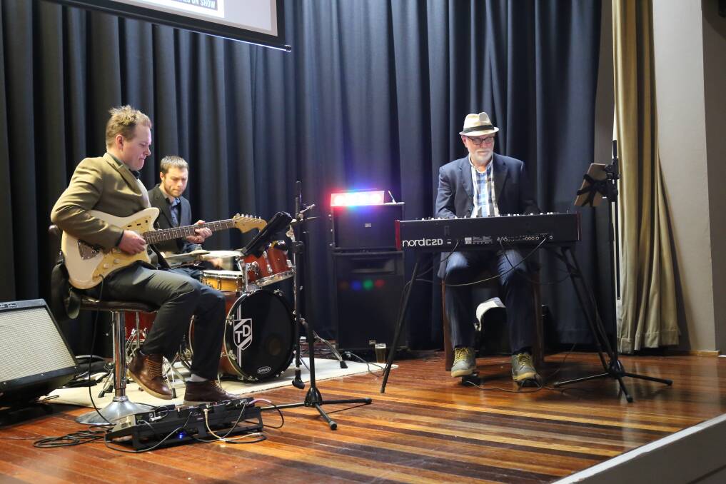 The Mike Baker Organ Trio performing at Goulburn Workers Club. Photo: Sophie Bennett.