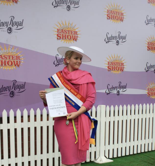 Charlotte was sashed as the Champion of the Royal Agricultural Society and Australian Pony Stud Book Young Judges Competition. Photo: Supplied.