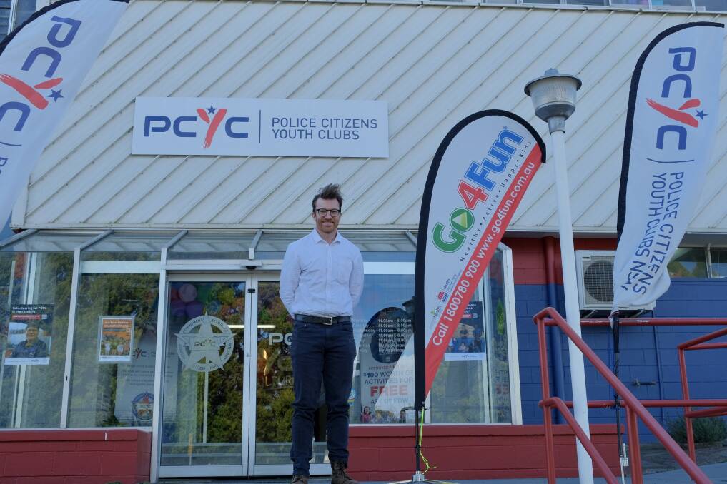 Go4Fun program manager Gary Vehtic outside Goulburn PCYC. Photo: Supplied.