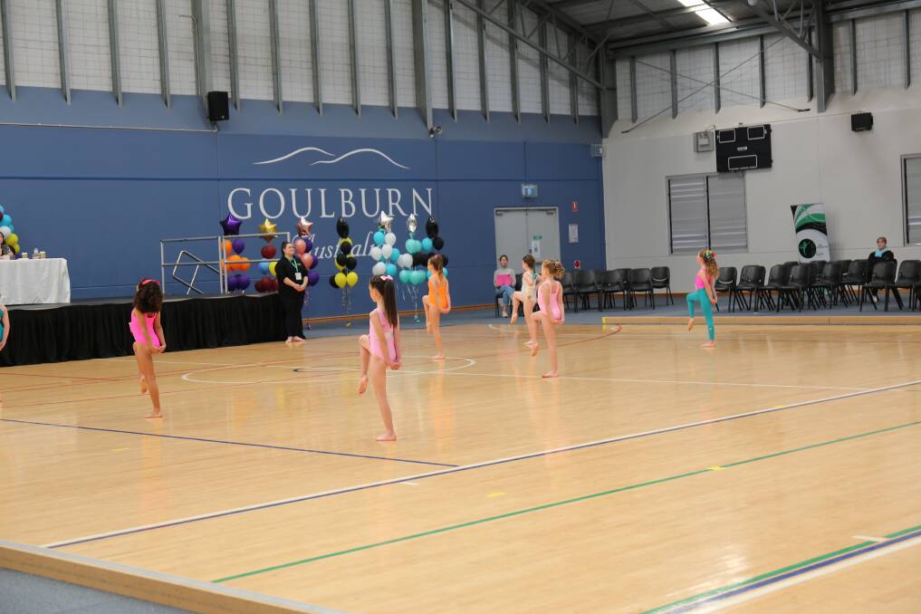 Girls competing at the Goulburn Physie Interclub competition. Photo: Sophie Bennett.