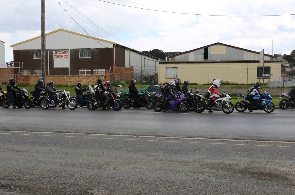 Motorbike riders taking part in the 'Cruise for Wakefield'. Photo: Sophie Bennett.