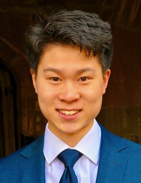 Jonathan Lee first studied organ in Canberra, he currently studies in England. Photo: Supplied.
