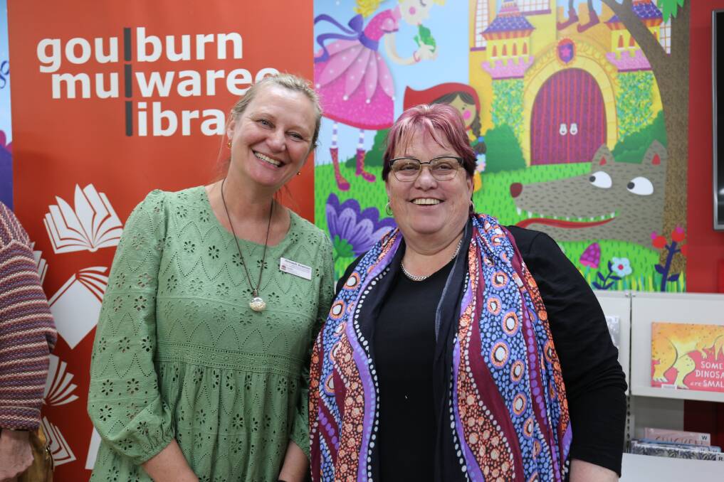 Director of Midwifery for Southern NSW Local Health District Rebekah Bowman with Mulwaree Aboriginal Community Inc. public officer Jennie Gordon. Picture by Sophie Bennett