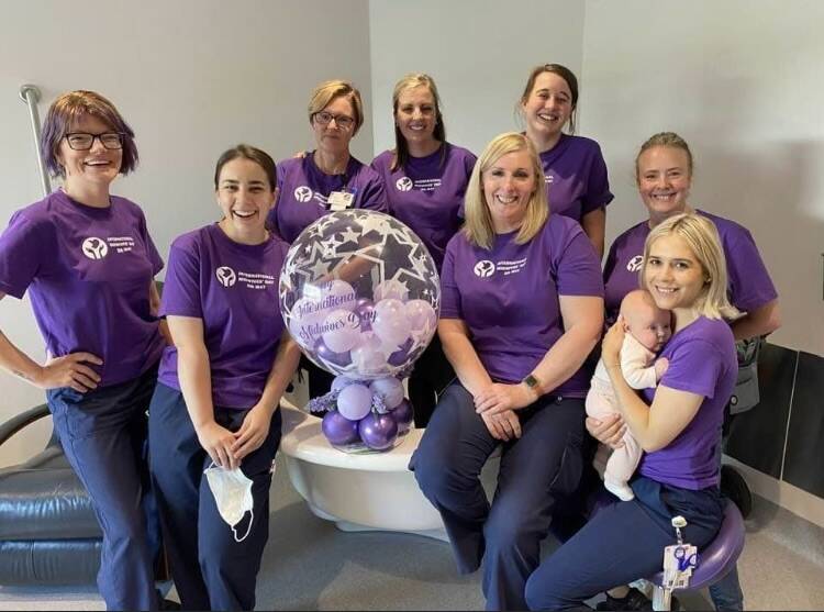Goulburn Base Hospital midwives Jane, Tayla, Marryanne, Kellie, Rebecca, Emma, Erin and Laura. Picture supplied