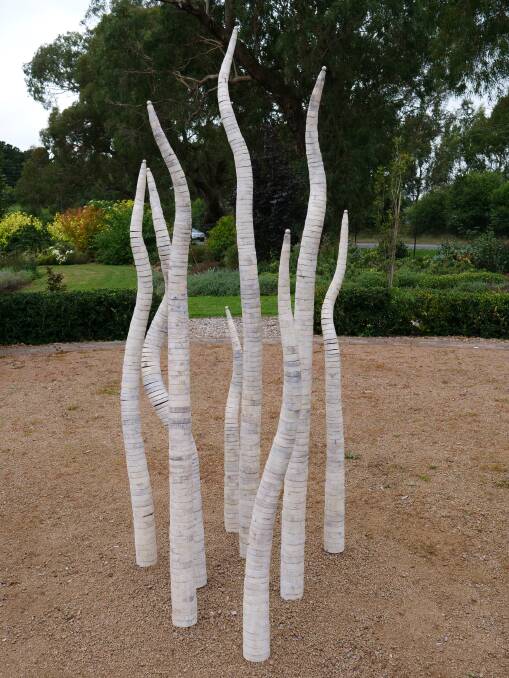 Tracy Luff's sculpture 'Recapturing the Soul' won the Southern Highlands Botanic Gardens Sculpture Prize on March 26, 2022. File picture