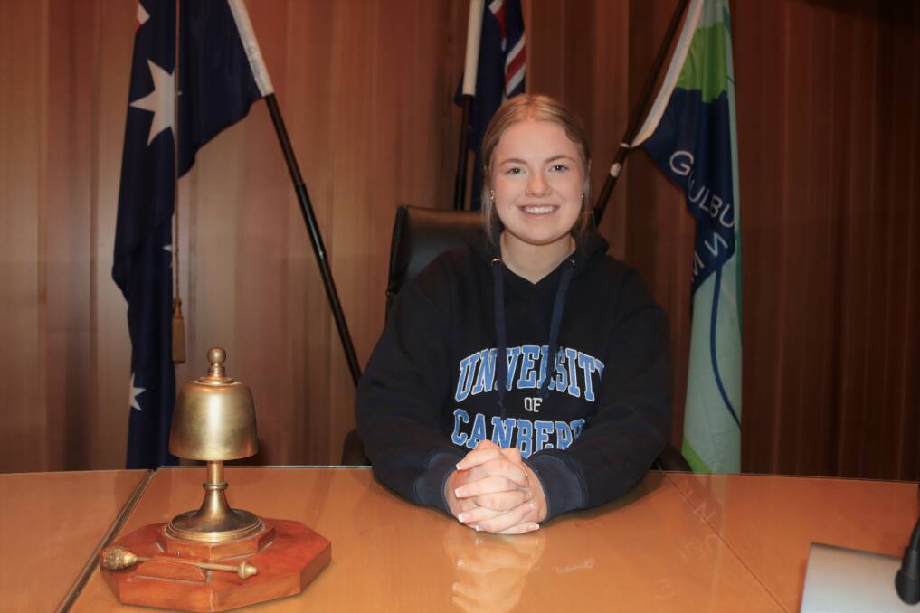 Holly Caffery is the new youth mayor. Photo: Goulburn Mulwaree Council.