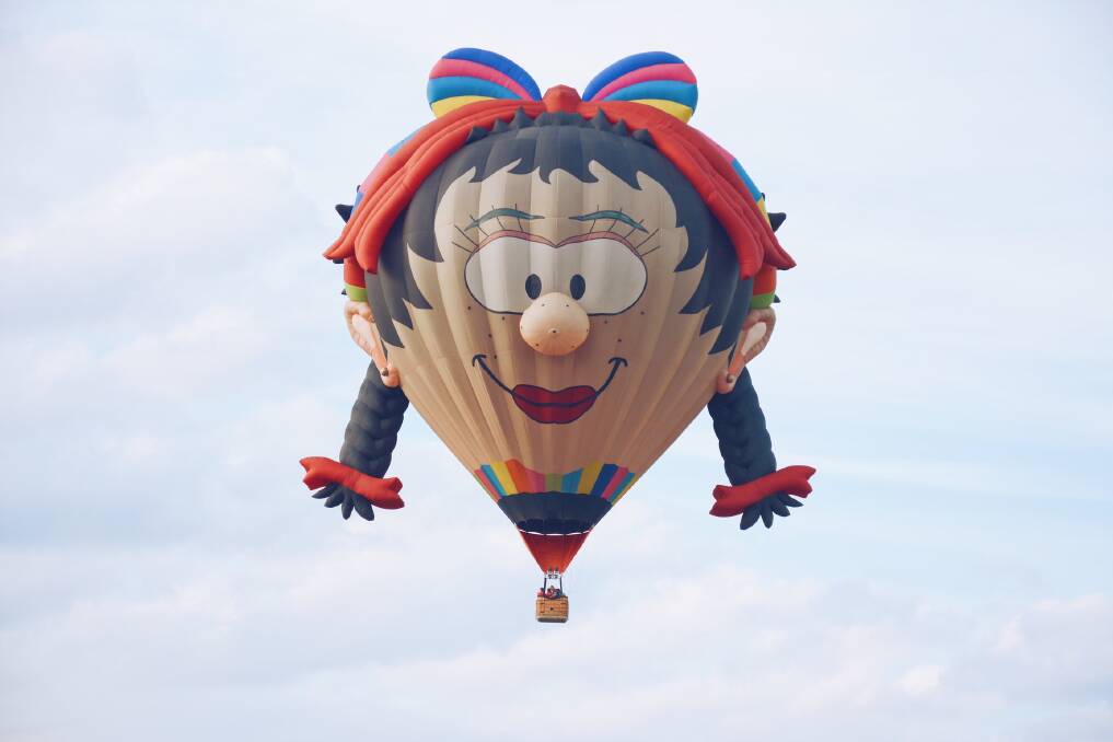 Lucy the hot-air balloon. Picture supplied