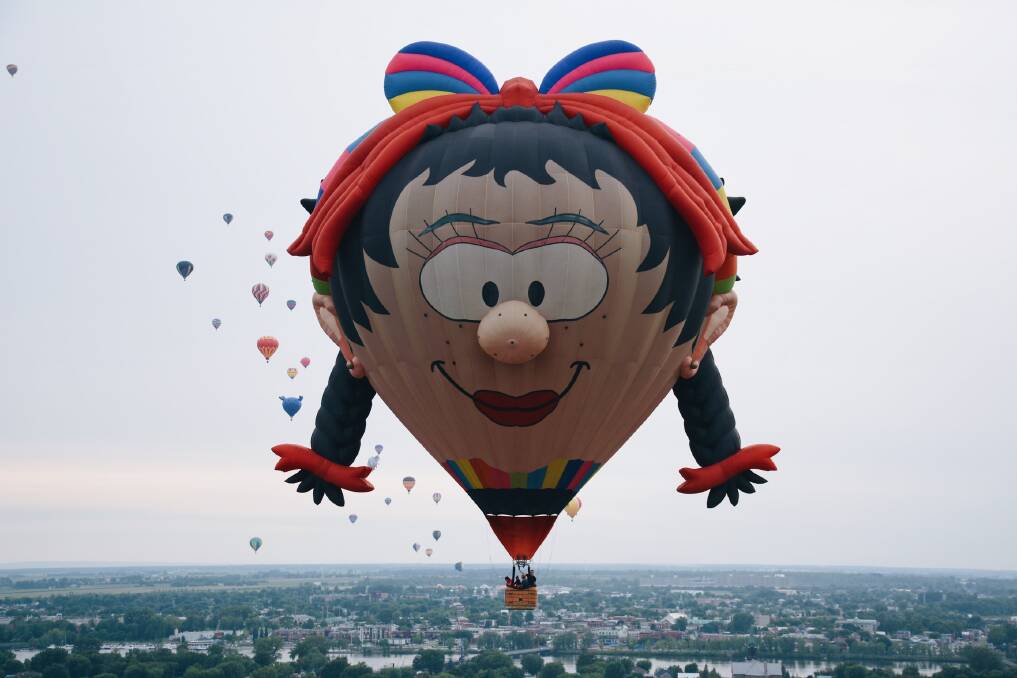 Special balloon 'Lucy' will be coming to Canberra for the first time. Picture supplied. 