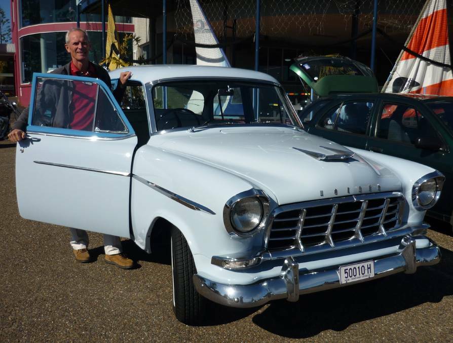 Classic cars on display at the Goulburn Courthouse on Sunday, January 29.