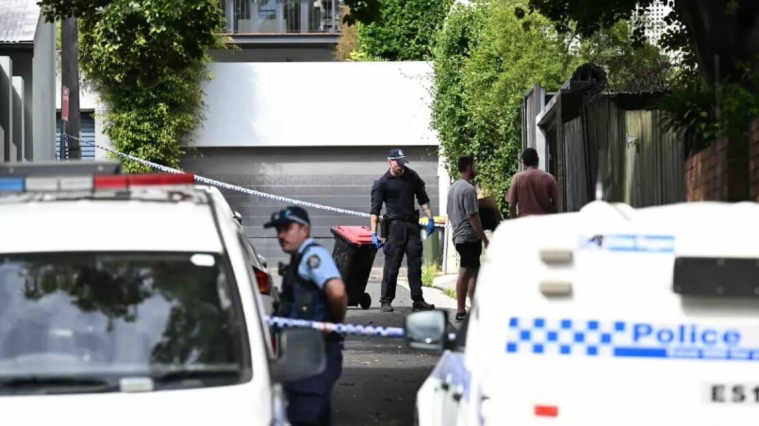 Police work on a crime scene in Paddington, Sydney on February 23, 2024. Picture AAP Image