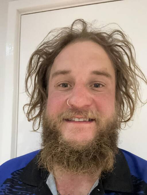 Kyle is set to get an all over shave to support cancer research. Image supplied. 