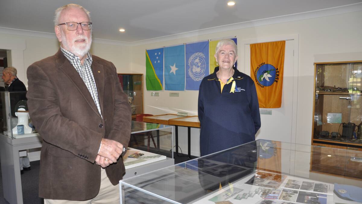 Friends of Mulwaree Museum volunteers, Bill Needham and Leone Morgan. Picture by Louise Thrower.