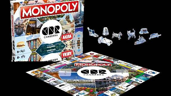The Canberra Monopoly game is finally here. Picture supplied 