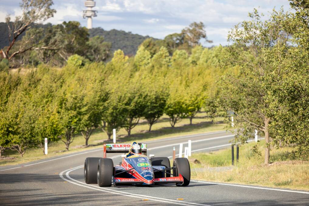 The Festival of Speed cars checked out the arboretum roads, including this F1 Lola. Picture by Photox